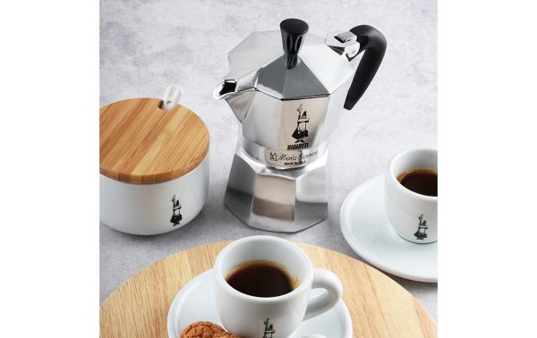 Bialetti Espressokocher Moka Express 1 Tassen, Rot – Bild 4