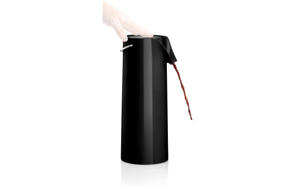 Eva Solo Thermoskanne Pump 1800 ml, Schwarz – Bild 4