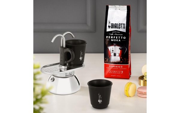 Bialetti Espressokocher Mini Express Induktion 2 Tassen, Schwarz – Bild 2