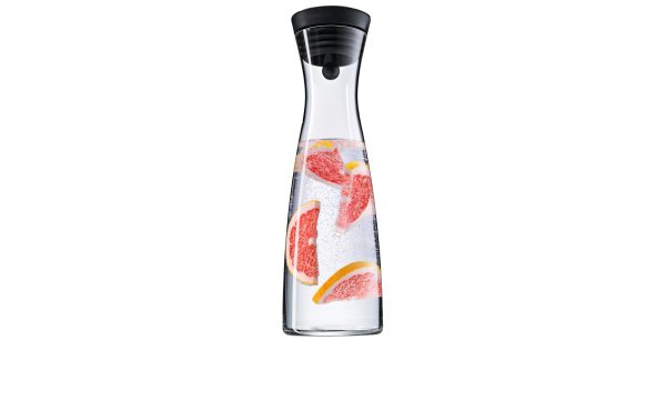 WMF Karaffe Basic 1 l, Schwarz/Transparent – Bild 5