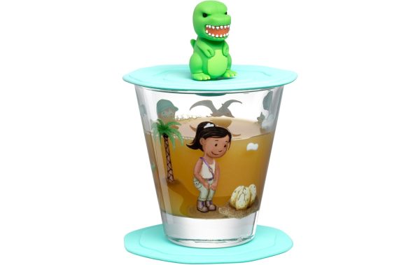 Leonardo Kindertrinkglas Avventura 215 ml, 3-teilig, Dinosaurier – Bild 2