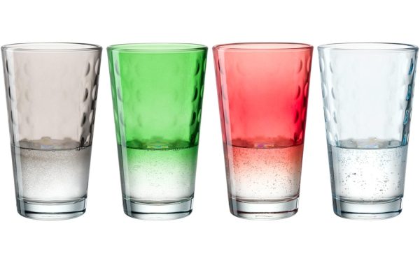 Leonardo Trinkbecher LD Optic XL 540 ml, 4 Stück, Assortiert – Bild 2