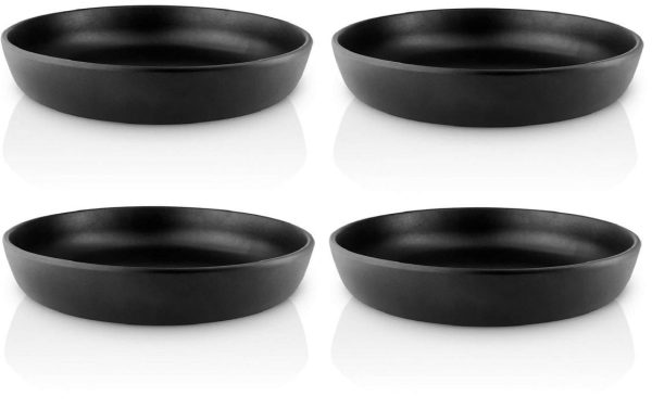 Eva Solo Salatschüssel Nordic Kitchen 25 cm, 4 Stück, Schwarz
