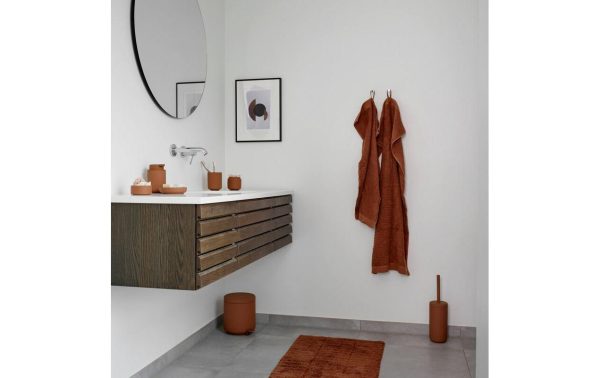 Zone Denmark Duschtuch Classic 70 x 140 cm, Terracotta – Bild 5