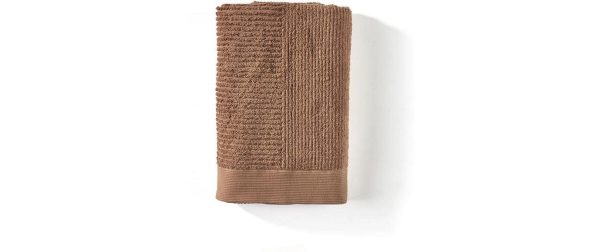 Zone Denmark Duschtuch Classic 70 x 140 cm, Terracotta – Bild 2