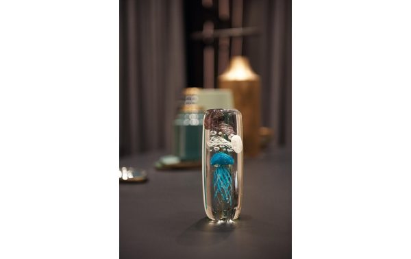 Leonardo Aufsteller 19 cm Qualle, Blau – Bild 2