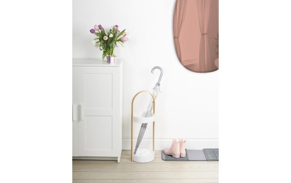 Umbra Schirmständer Hub Weiss/Natur – Bild 3