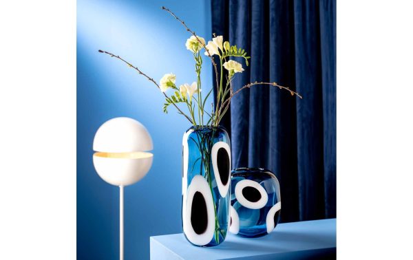 Leonardo Vase Occhi Blu 36 cm, Blau – Bild 5